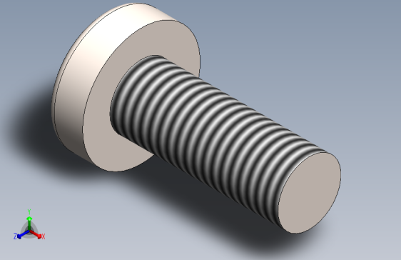 螺丝 M3 十字盘头-M3 x 8 Screw head.SLDPRT