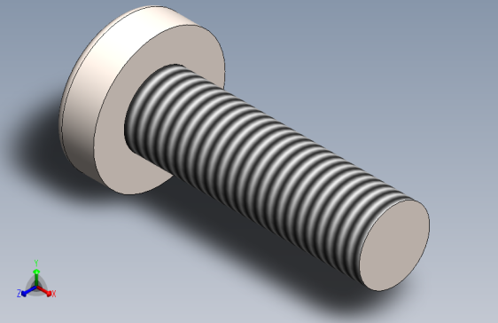 螺丝 M3 十字盘头-M3 x 10 Screw head.SLDPRT