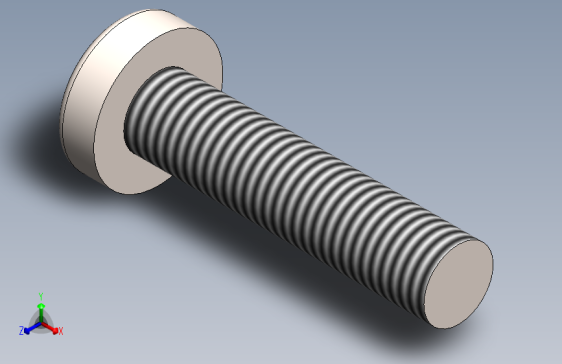 螺丝 M3 十字盘头-M3 x 13 Screw head.SLDPRT