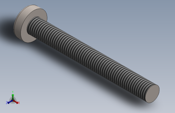 螺丝 M3 十字盘头-M3 x 25 Screw head.SLDPRT