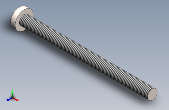 螺丝 M3 十字盘头-M3 x 40 Screw head.SLDPRT