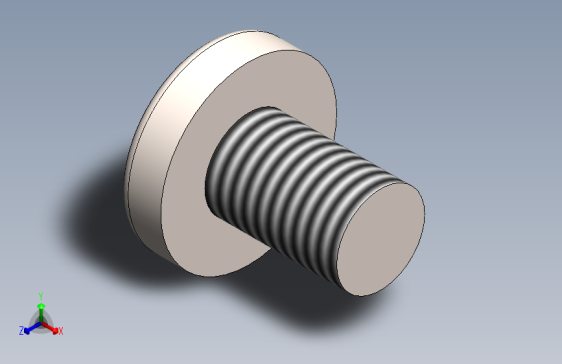 螺丝 M4 十字盘头-M4x6 Screw head.SLDPRT