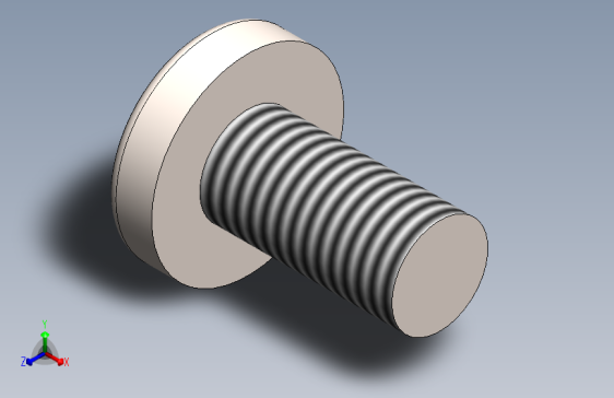 螺丝 M4 十字盘头-M4x8 Screw head.SLDPRT