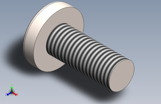 螺丝 M4 十字盘头-M4x10 Screw head.SLDPRT