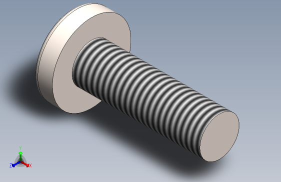 螺丝 M4 十字盘头-M4x13 Screw head.SLDPRT
