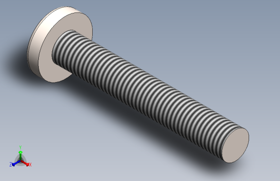 螺丝 M4 十字盘头-M4x25 Screw head.SLDPRT