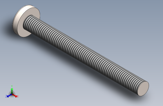 螺丝 M4 十字盘头-M4x40 Screw head.SLDPRT