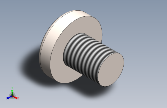 螺丝 M6 十字盘头-M6x8 Screw head.SLDPRT