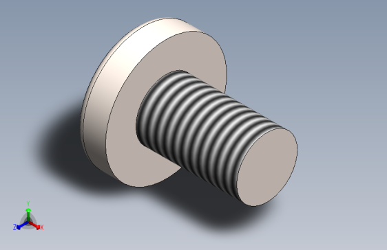 螺丝 M6 十字盘头-M6x10 Screw head.SLDPRT