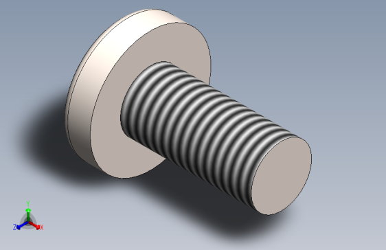 螺丝 M6 十字盘头-M6x13 Screw head.SLDPRT