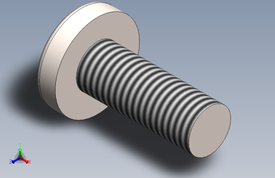 螺丝 M6 十字盘头-M6x16 Screw head.SLDPRT