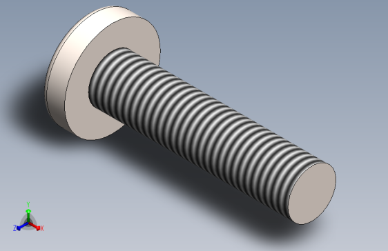 螺丝 M6 十字盘头-M6x25 Screw head.SLDPRT