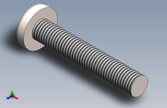 螺丝 M6 十字盘头-M6x35 Screw head.SLDPRT