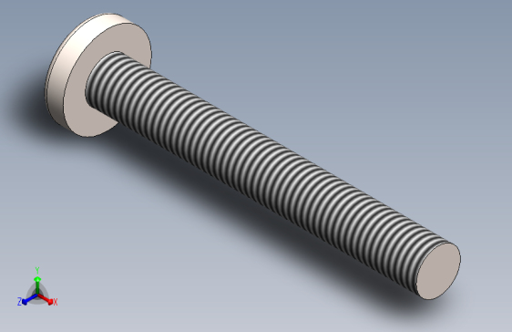 螺丝 M6 十字盘头-M6x45 Screw head.SLDPRT