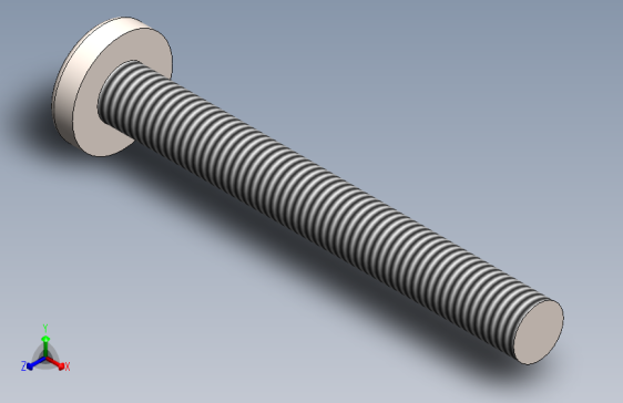 螺丝 M6 十字盘头-M6x50 Screw head.SLDPRT