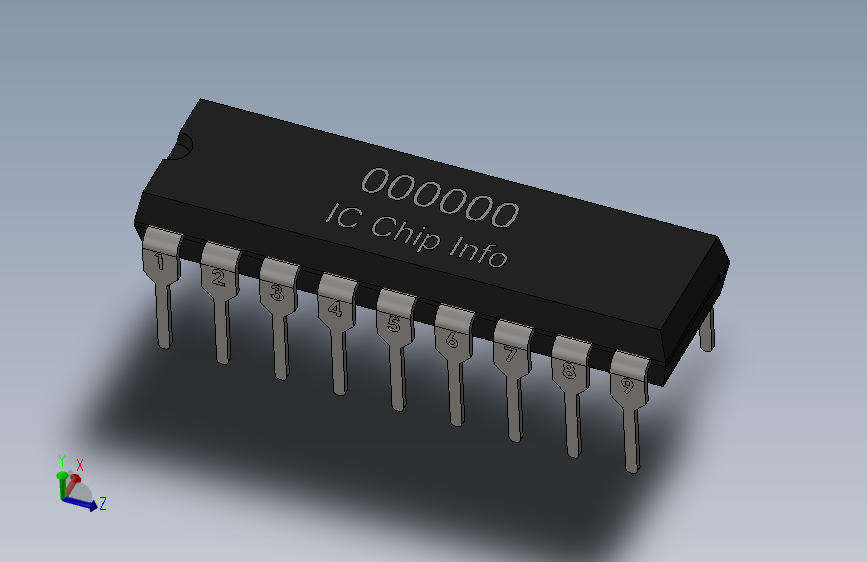 IC元器件-00 BLANK IC 18-Pin