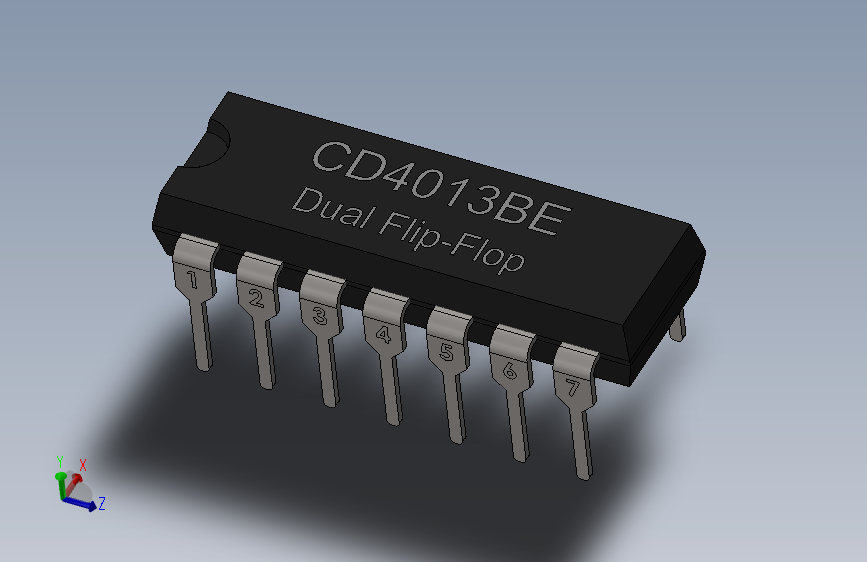 IC元器件-CD4013BE Dual Flip-Flop