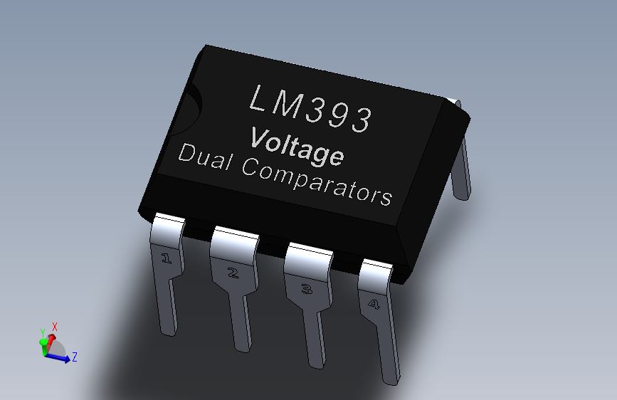 IC元器件-LM393 Voltage Dual Comparators