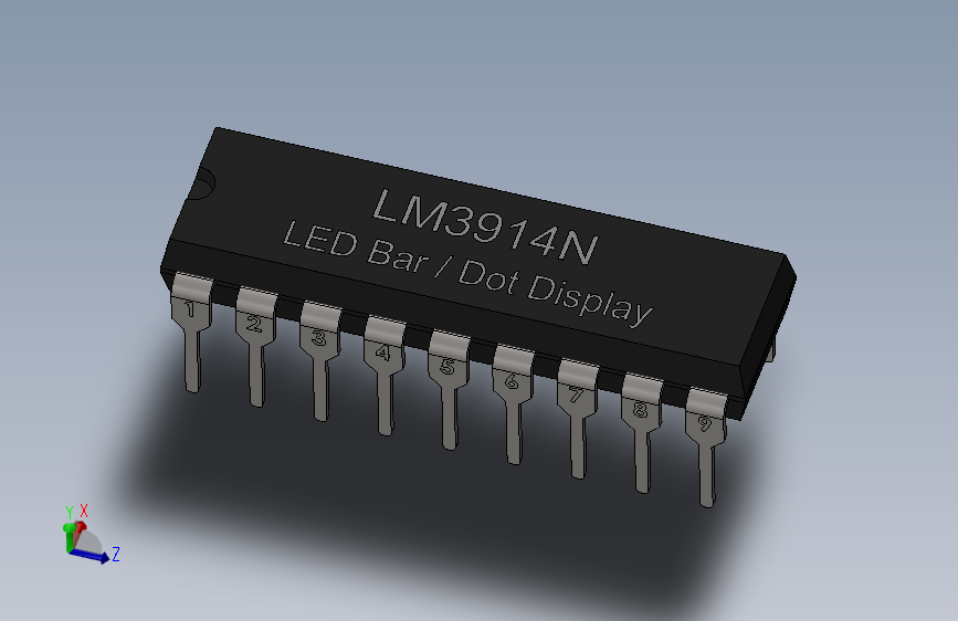 IC元器件-LM3914 Dot-Bar Display Driver