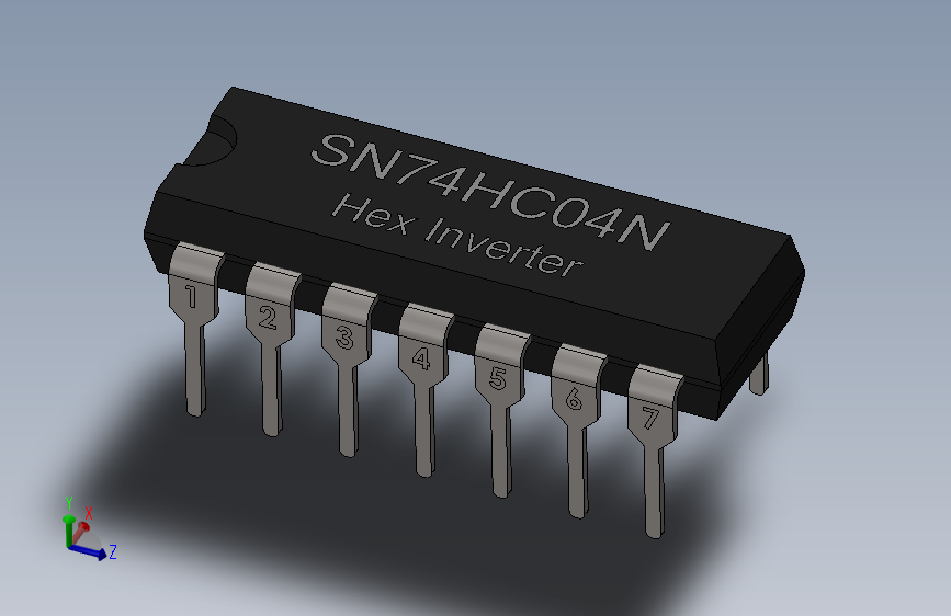 IC元器件-SN74HC04N Hex Inverter