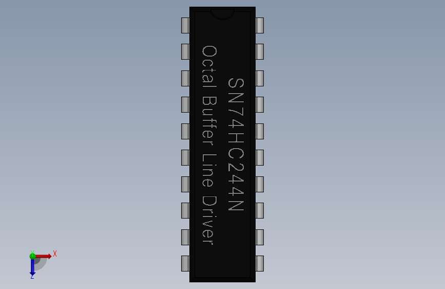 IC元器件-SN74HC244N Octal Buffer Line Driver