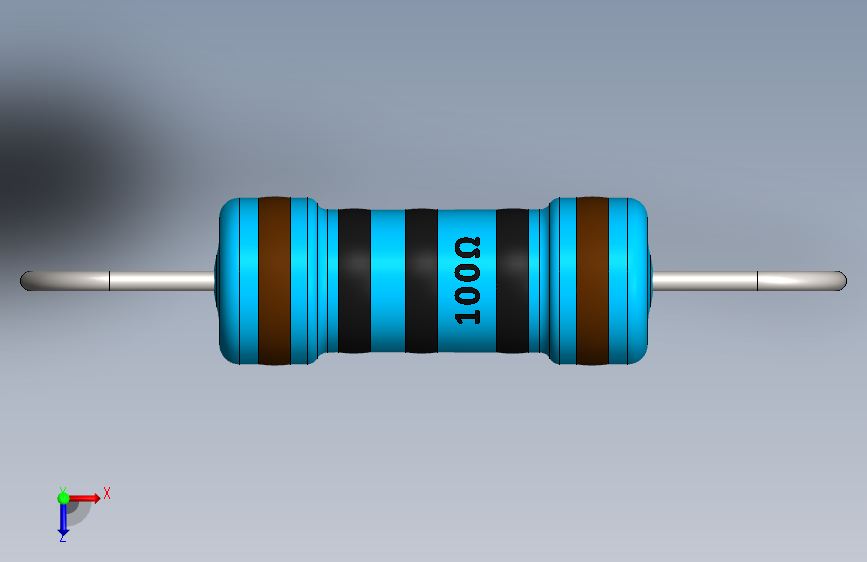 电容器 二极管 电阻器-Resistor 100 Ohm 1 Watt