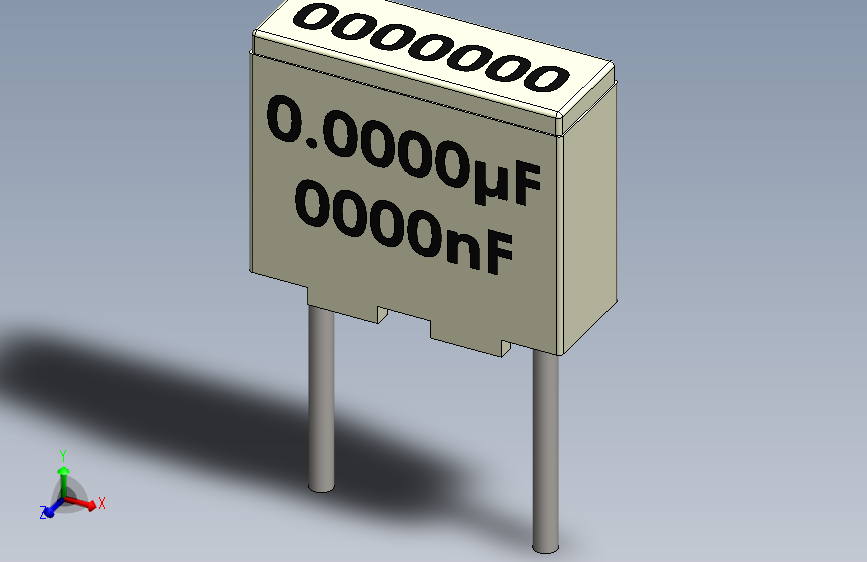 电容器-Blank IVORY Box Film Capacitor