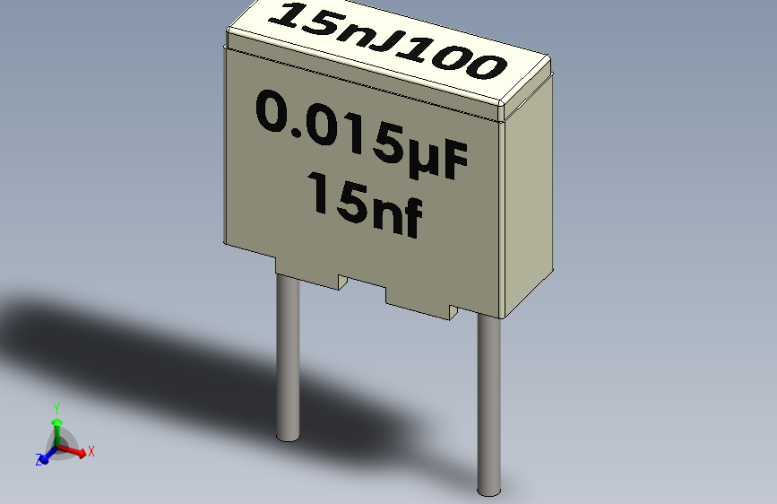 电容器-Box Film Capacitor 0.015uf 15nf