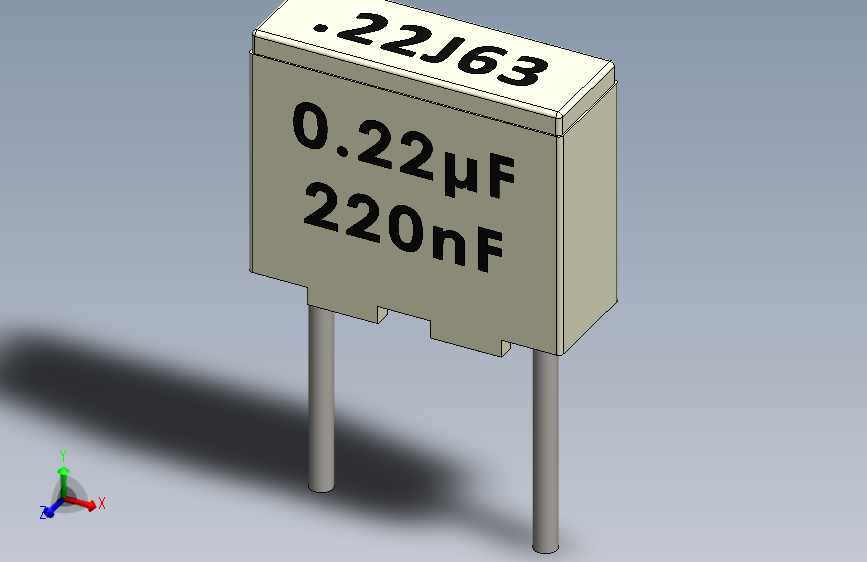 电容器-Box Film Capacitor 0.22uf 220nf