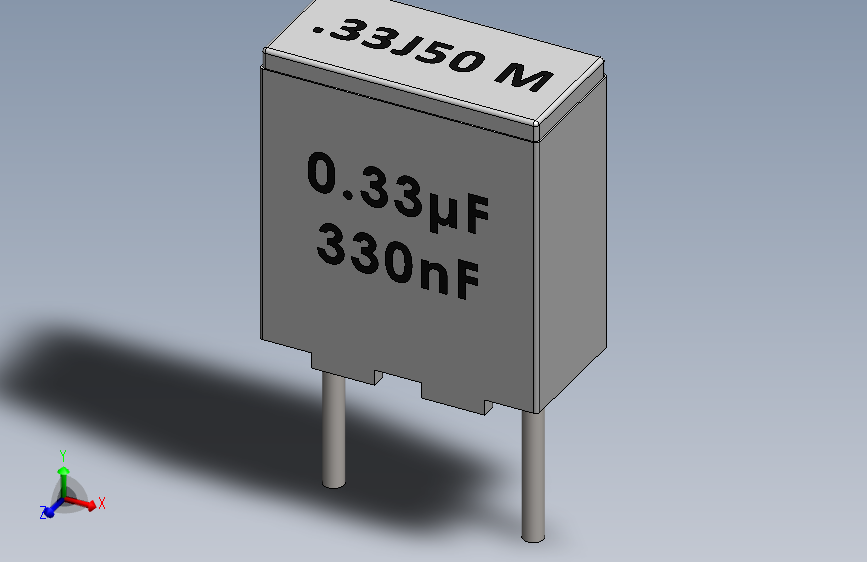 电容器-Box Film Capacitor 0.33uf 330nf
