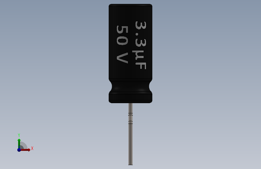 电容器-Capacitor 3.3uF-50V