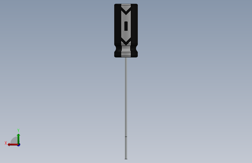 电容器-Capacitor 10uF-50V 背面视图