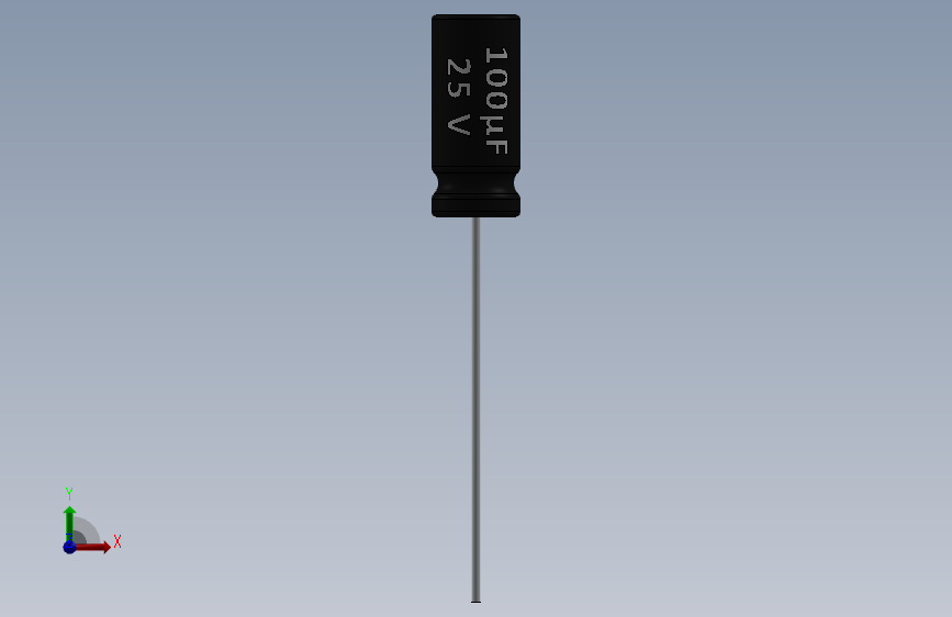 电容器-Capacitor 100uF-25V