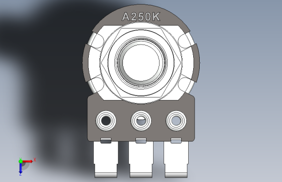 电位计-A250K Potentiometer 16mm Short