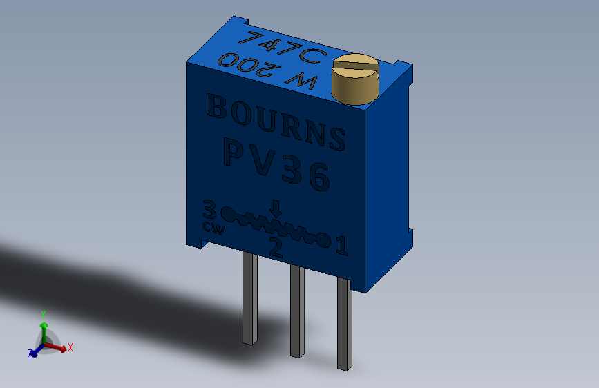 电位计-Trimmer Resistor 20 Ohm