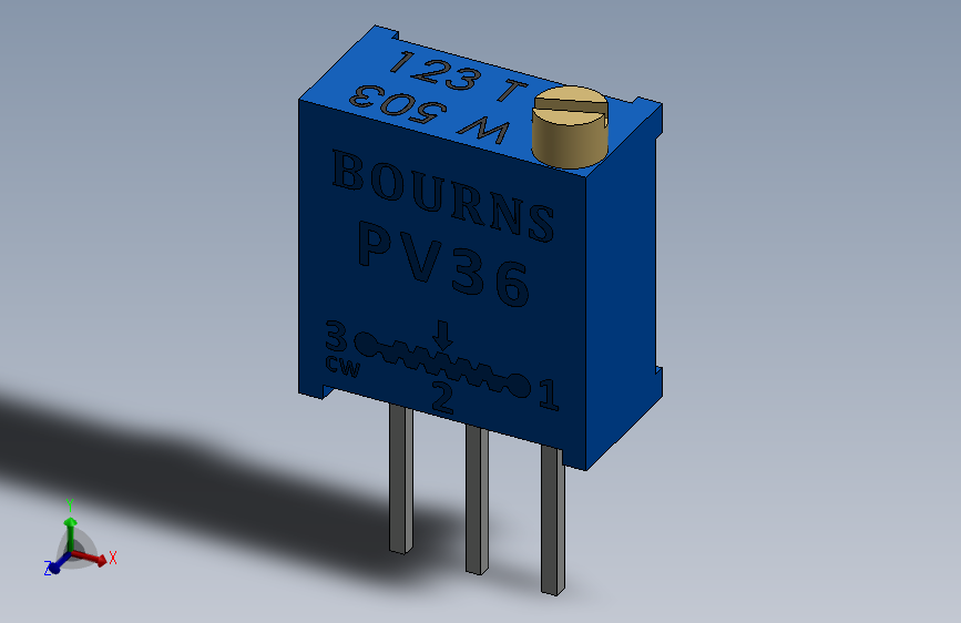 电位计-Trimmer Resistor 50K Ohm