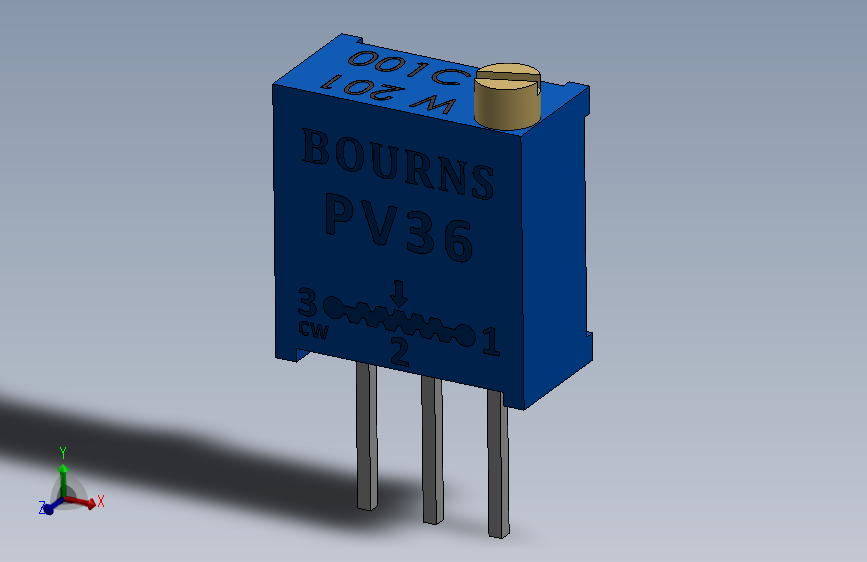 电位计-Trimmer Resistor 200 Ohm