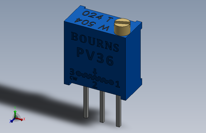 电位计-Trimmer Resistor 500K Ohm