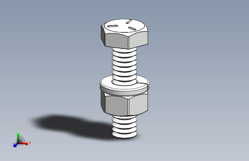 紧固件-0.2500 Hex Bolt-02