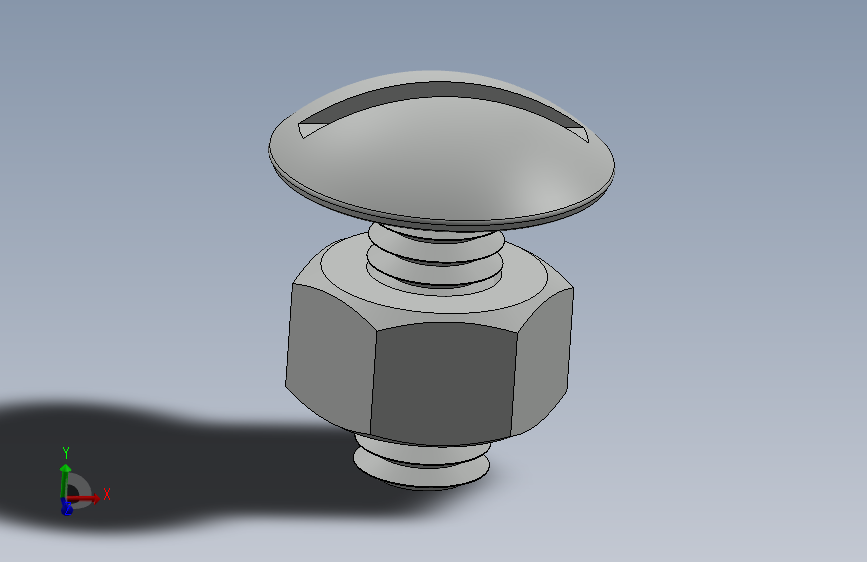 紧固件-0.3125 Truss Slot Bolt