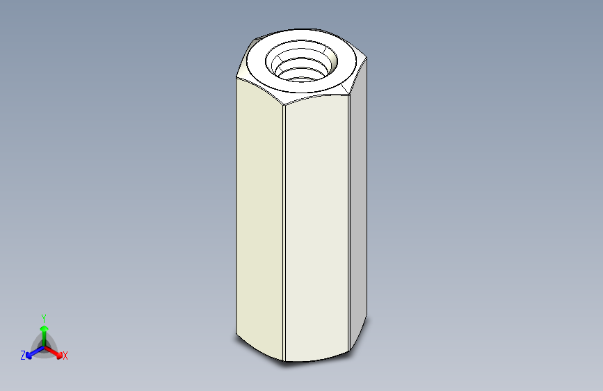 紧固件-IGES 0.2500 Coupler
