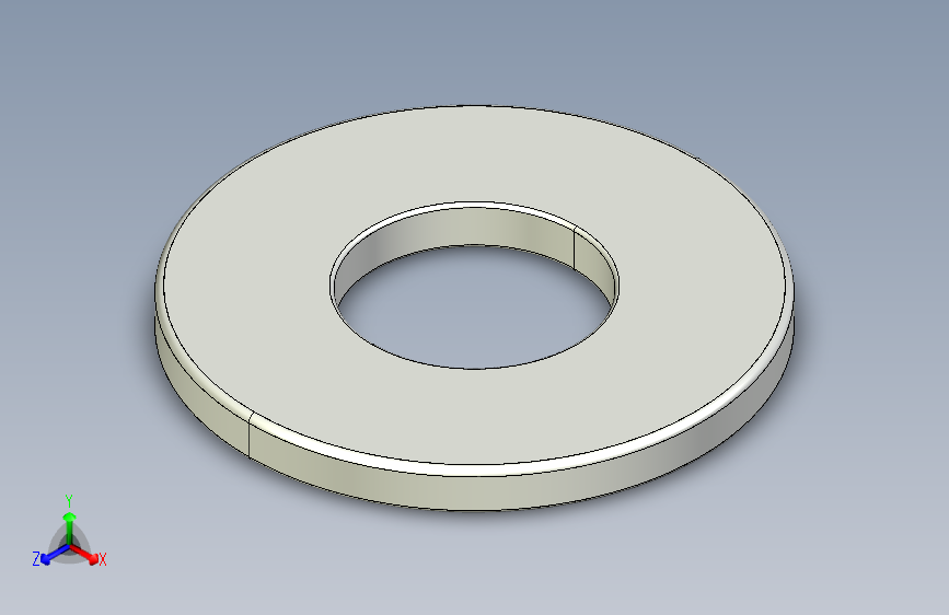 紧固件-IGES 0.2500 Flat Washer