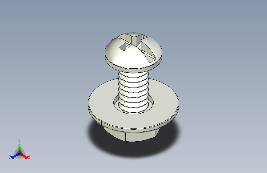 紧固件-IGES 0.2500 Round Head