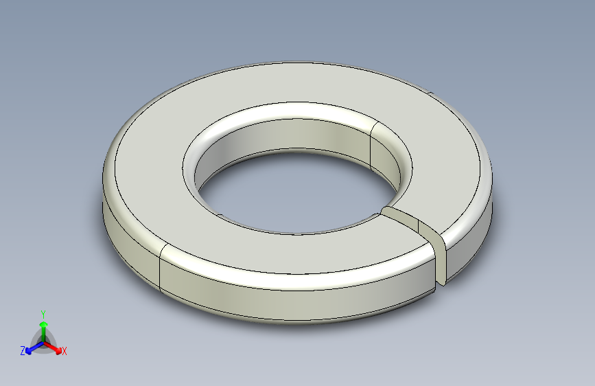 紧固件-IGES 0.2500 Split Washer
