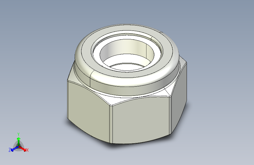 紧固件-IGES 0.3125 Lock Nut