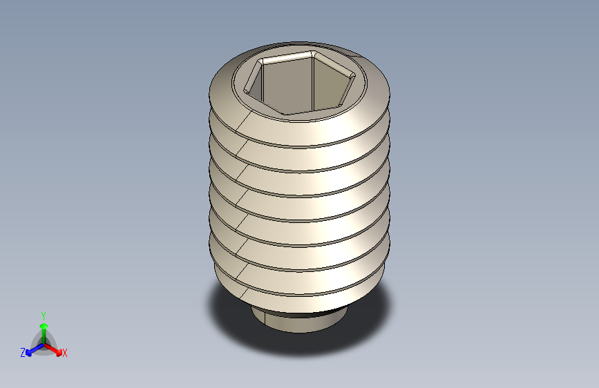 紧固件-IGES 0.3750 Allen Screw