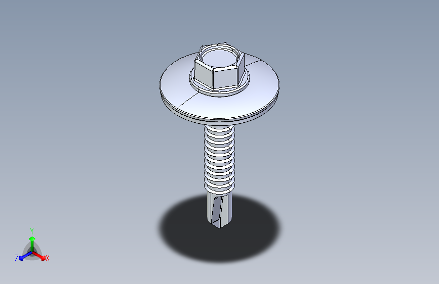紧固件-IGES Drill-Tip Screw-01