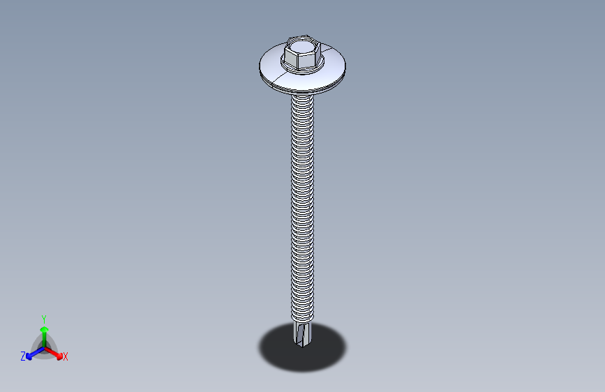 紧固件-IGES Drill-Tip Stucco Screw 0.2500