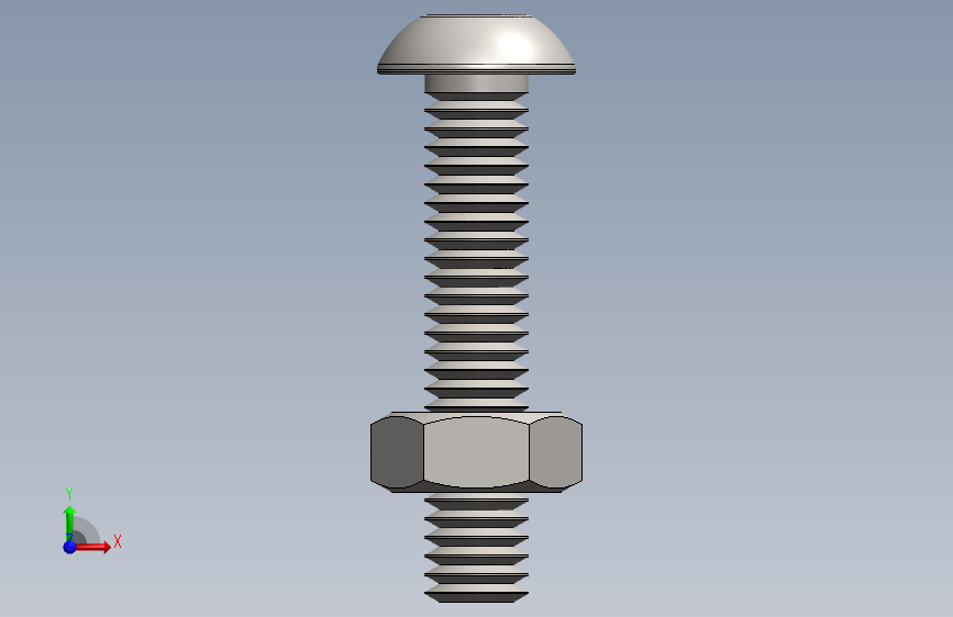 紧固件-M4 Stainless Round Head