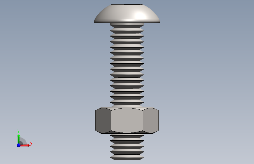 紧固件-M5 Stainless Round Head